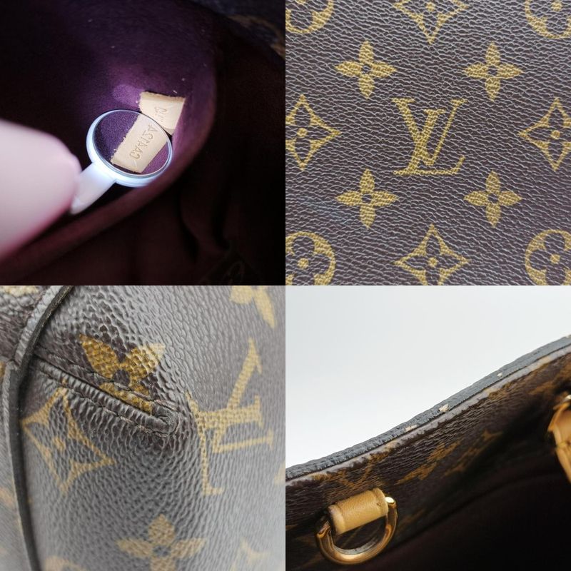 Louis Vuitton Montaigne MM Monogram Brownish Monogram Canvas M41056 Ca4124