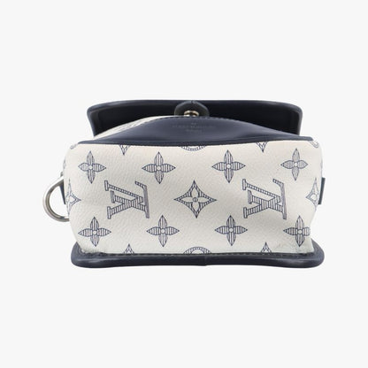 Louis Vuitton Zebra Messenger BB Bronze X Navy Monogram Savannah M54247 Fo4176