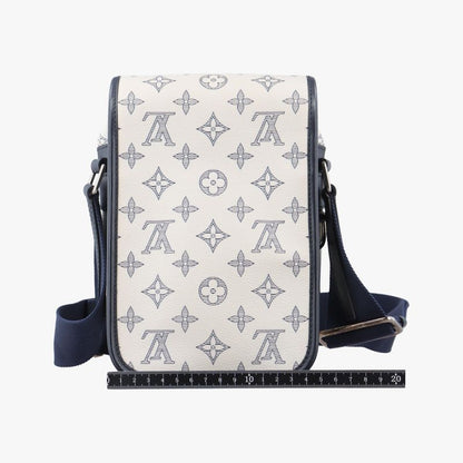 Louis Vuitton Zebra Messenger BB Bronze X Navy Monogram Savannah M54247 Fo4176
