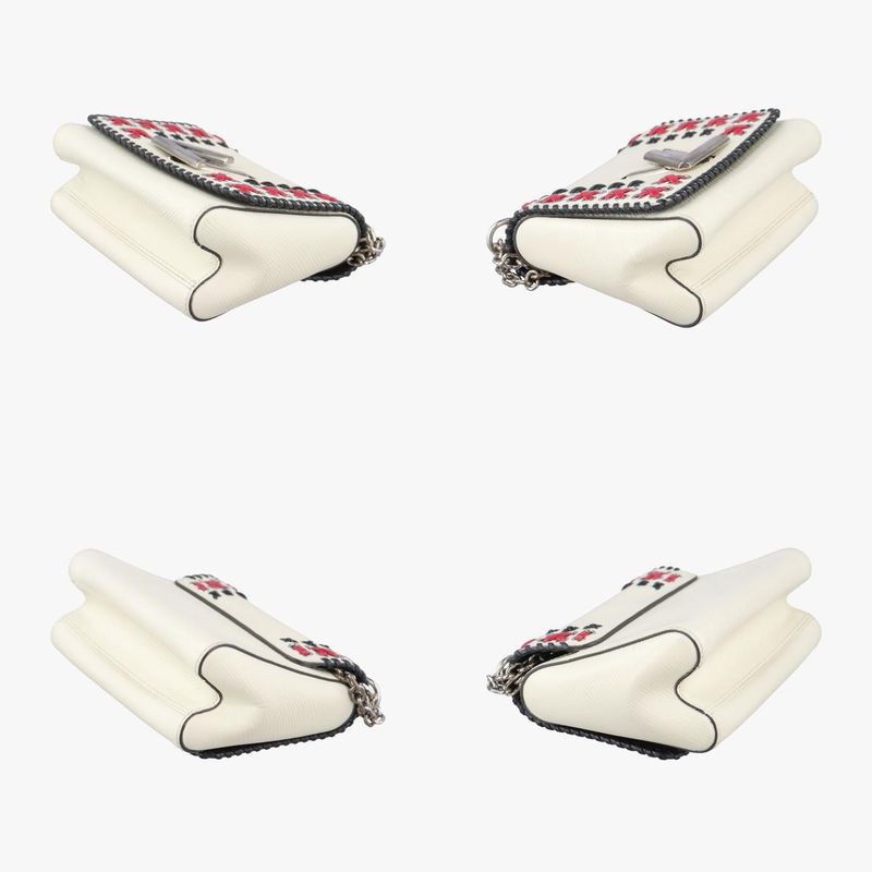 Louis Vuitton Twist PM White X Red X Black Epi M42777 Fl2196