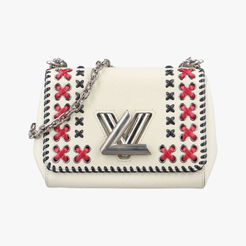Louis Vuitton Twist PM White X Red X Black Epi M42777 Fl2196