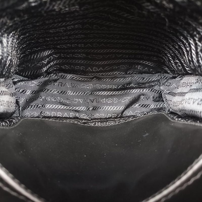 Prada Stitching Black Velour 1bd050 180 A