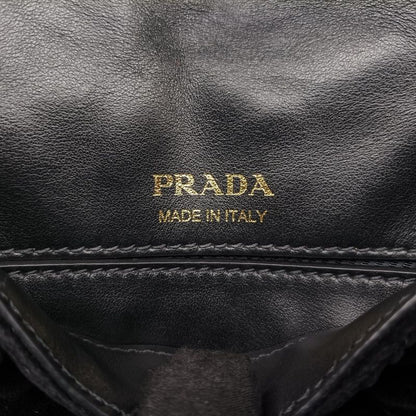 Prada Stitching Black Velour 1bd050 180 A