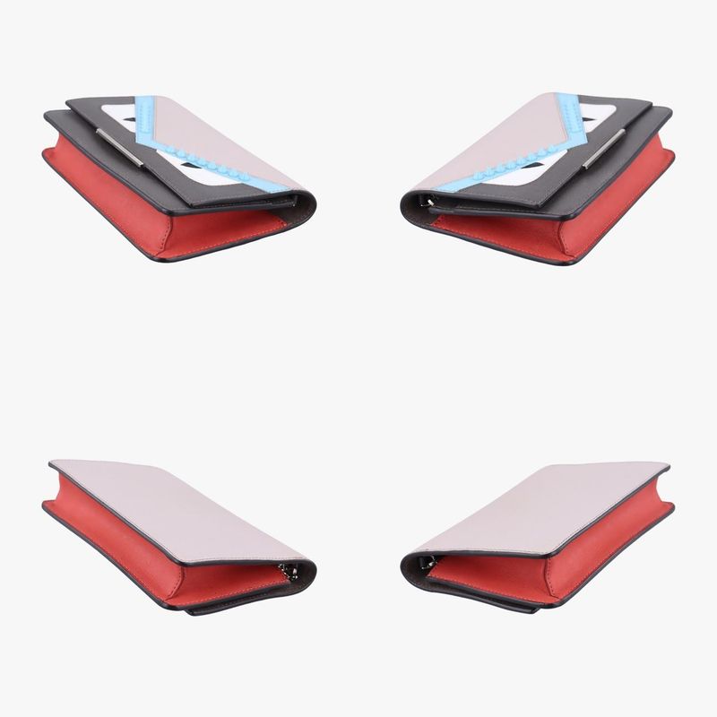 Fendi Monster Eyes Tube Multicolor Leather 8m0346 8m0346-9hf 179-8210