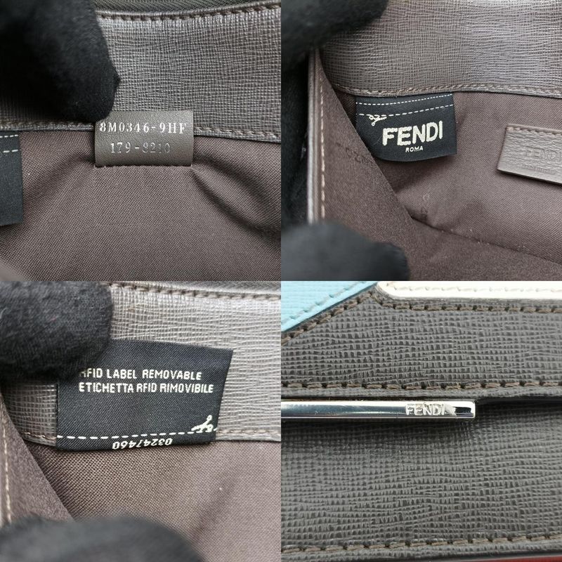 Fendi Monster Eyes Tube Multicolor Leather 8m0346 8m0346-9hf 179-8210