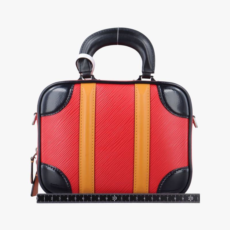 Louis Vuitton Valisette BB Rouge X Black X Orange Epi M55524fl2189