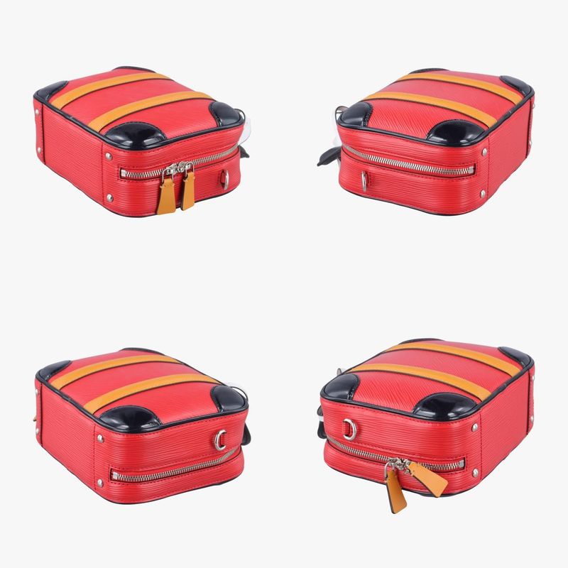 Louis Vuitton Valisette BB Rouge X Black X Orange Epi M55524fl2189