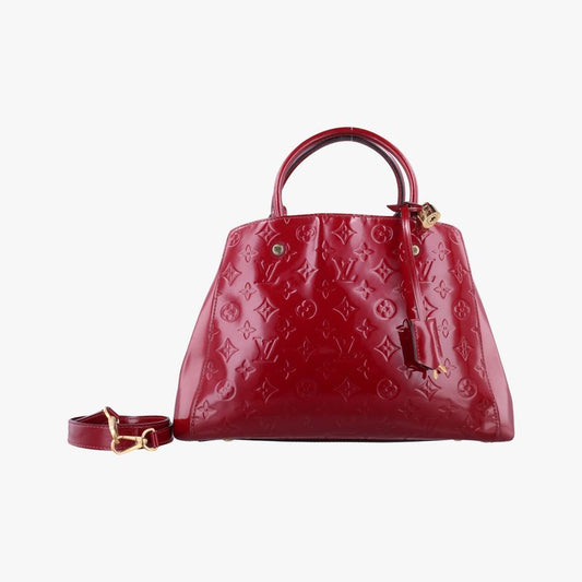 Louis Vuitton Montaigne BB Rose Andian Vernis M50172 Ca2195