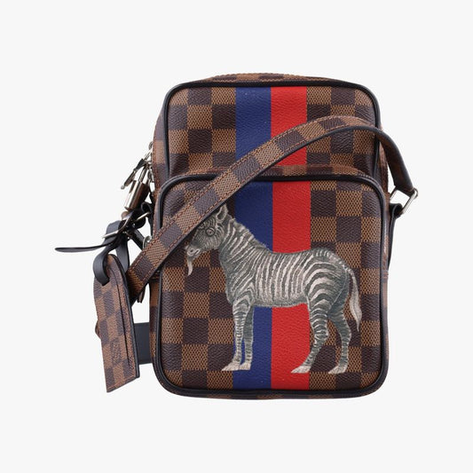 Louis Vuittonamazon Chapman Ebène And Multicolor Damier Savannah N42703 Tr4116