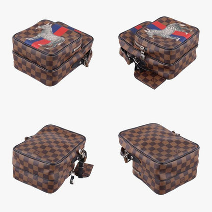 Louis Vuittonamazon Chapman Ebène And Multicolor Damier Savannah N42703 Tr4116