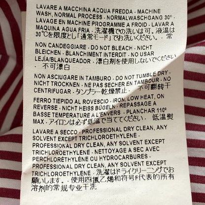 Balenciaga Striped Long Sleeve Shirt Size 34 Red and White Women's Used