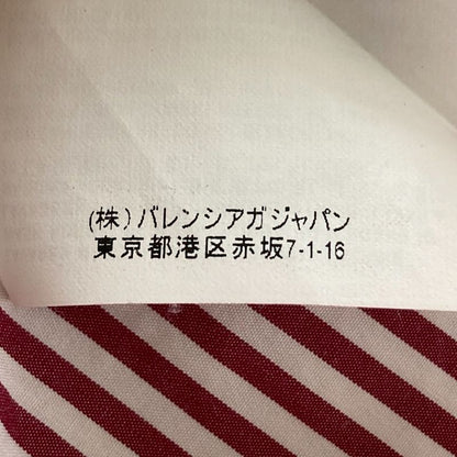 Balenciaga Striped Long Sleeve Shirt Size 34 Red and White Women's Used