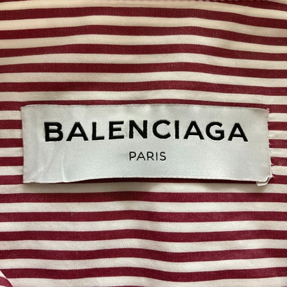 Balenciaga Striped Long Sleeve Shirt Size 34 Red and White Women's Used