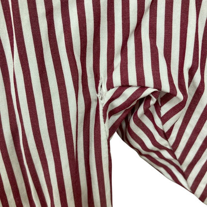 Balenciaga Striped Long Sleeve Shirt Size 34 Red and White Women's Used