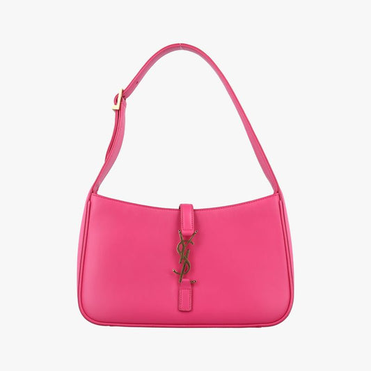 Yves Saint Laurentyves Saint Laurentle 5 A 7 Mini Hobo Rose Red Leather 657228