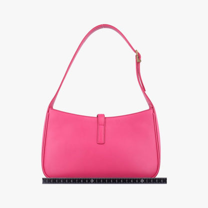 Yves Saint Laurentyves Saint Laurentle 5 A 7 Mini Hobo Rose Red Leather 657228