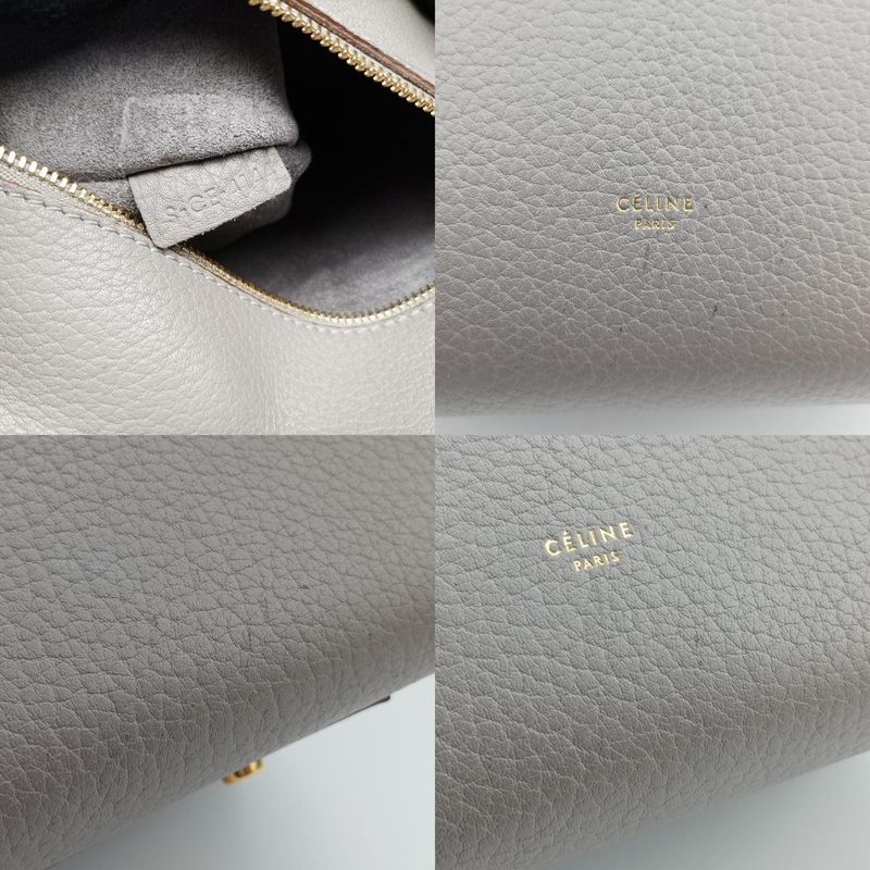 Celine Tie Gray Leather S-ce-4144
