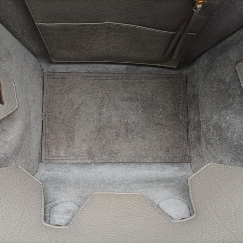 Celine Tie Gray Leather S-ce-4144