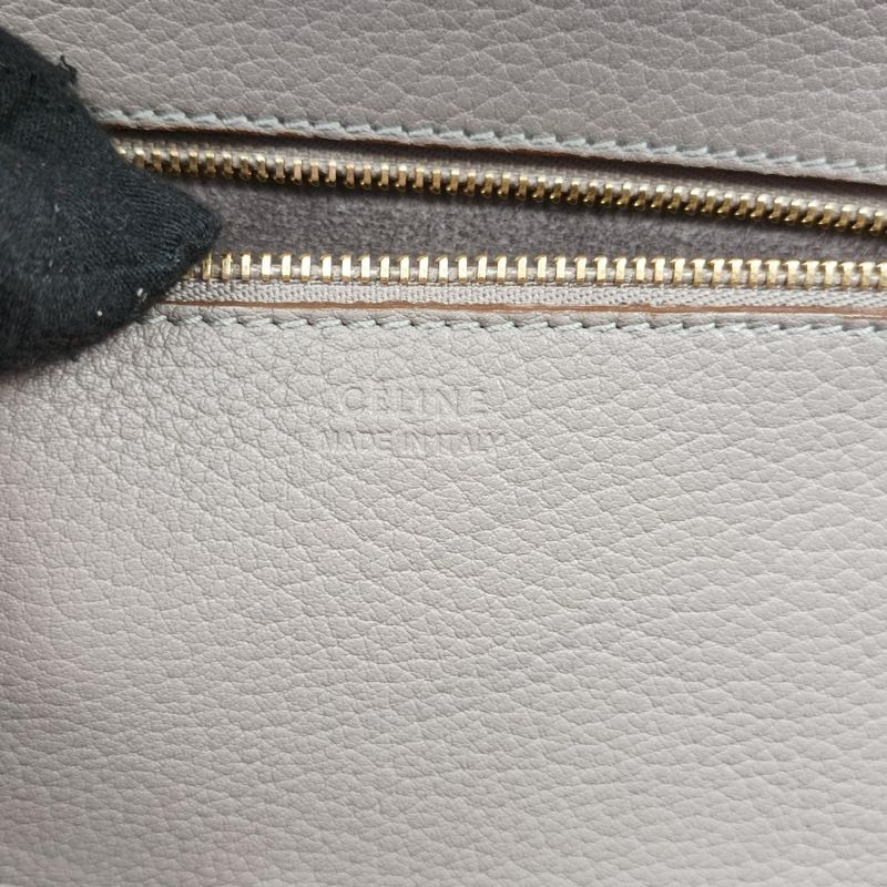 Celine Tie Gray Leather S-ce-4144