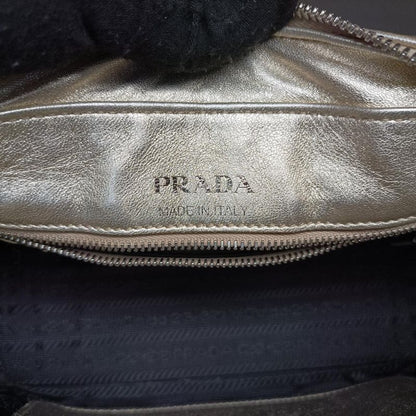 Prada Diagonal Gold Leather 1bh08431 O