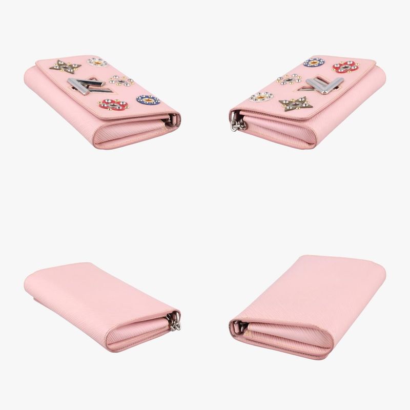 Louis Vuittonportefeuille Twisted Rose Ballerine Epi M62462 Sp4136