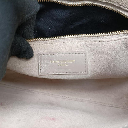 Yves Saint Laurentyves Saint Laurentle 5 A 7 Mini Hobo White Leather 657228