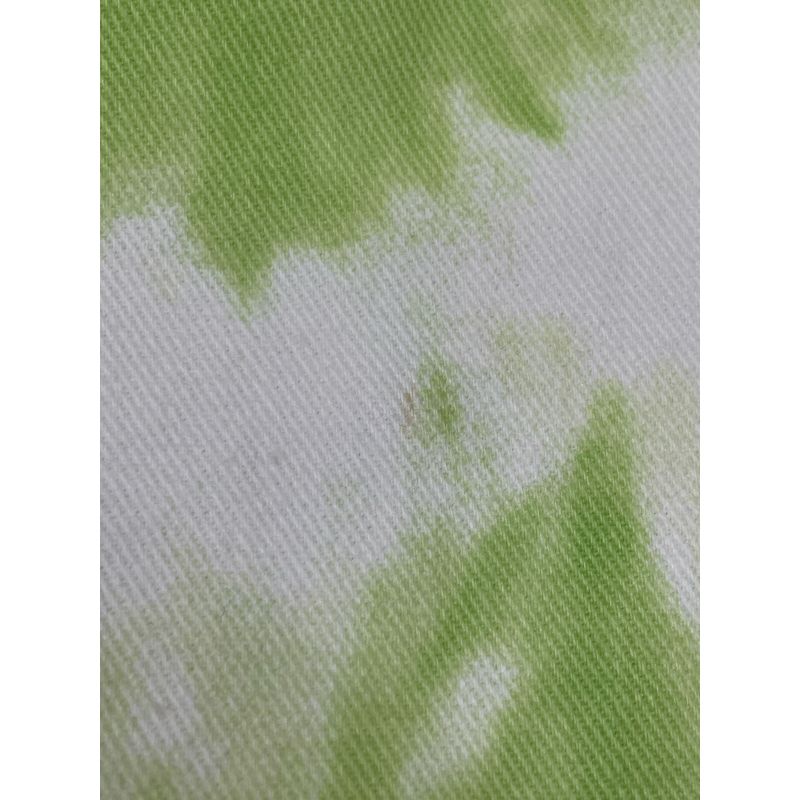 Celine Light Green Die-dyed Denim Skirt 34