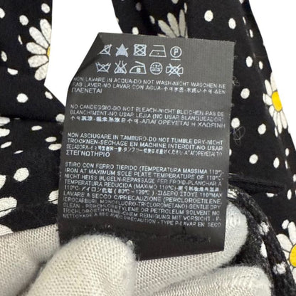 Saint Laurent Paris Eddy Period Long Sleeve Flower Dot Pattern Shirt Size 34