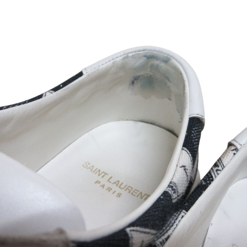 Saint Laurent Paris Canvas Sneakers Size 39 1/2 Equivalent to 25.0cm (9.84in)