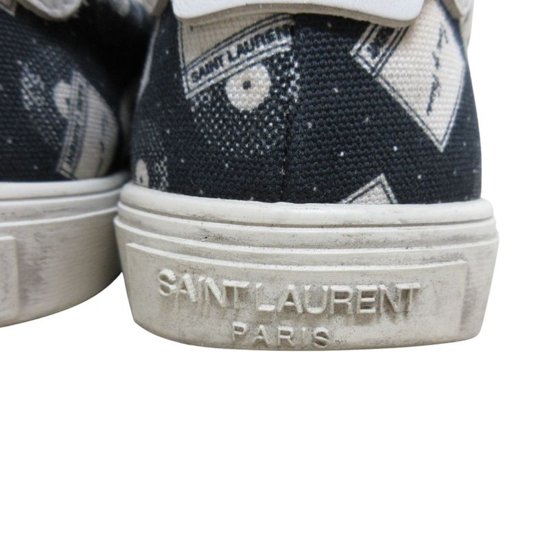 Saint Laurent Paris Canvas Sneakers Size 39 1/2 Equivalent to 25.0cm (9.84in)