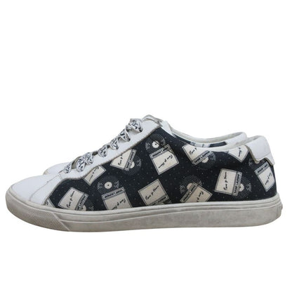 Saint Laurent Paris Canvas Sneakers Size 39 1/2 Equivalent to 25.0cm (9.84in)