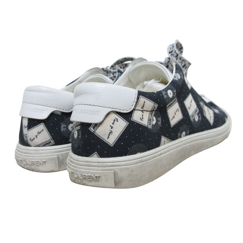 Saint Laurent Paris Canvas Sneakers Size 39 1/2 Equivalent to 25.0cm (9.84in)