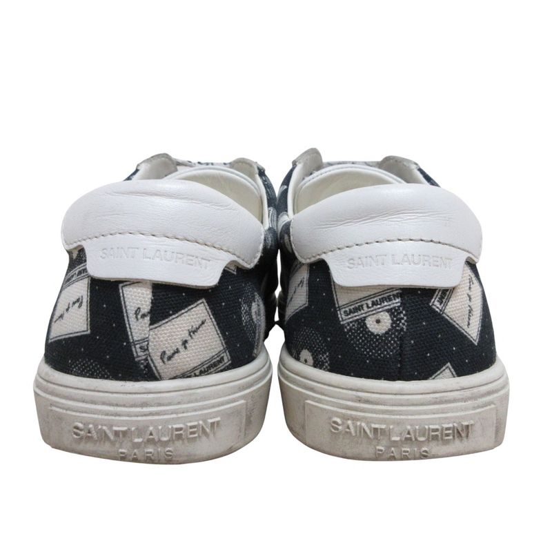 Saint Laurent Paris Canvas Sneakers Size 39 1/2 Equivalent to 25.0cm (9.84in)
