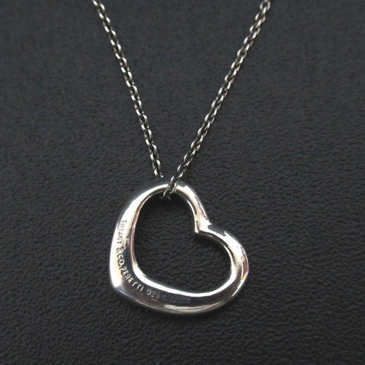 Tiffany & Co Tiffany & Co Elsa Peretti Open Heart Necklace Sv925 Silver Ladies