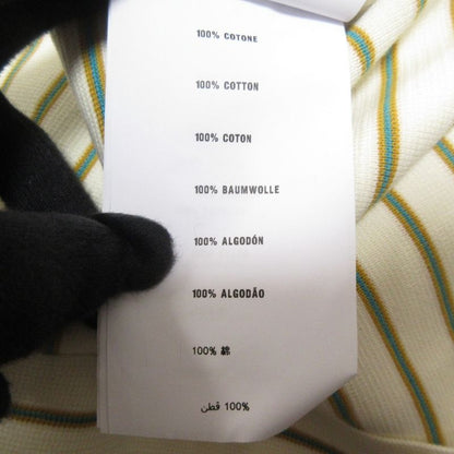 Prada Striped Knit Sleeveless Knee Length Mini Dress Size 42 Ivory X Green