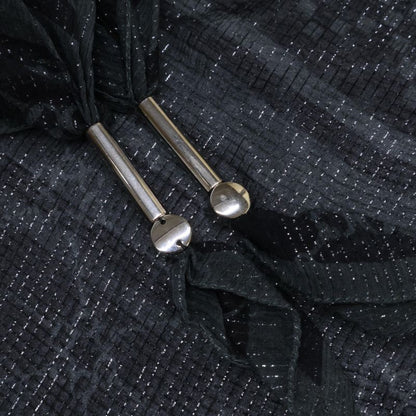 Gucci Shawl With Horsebit Pattern Lame Charm