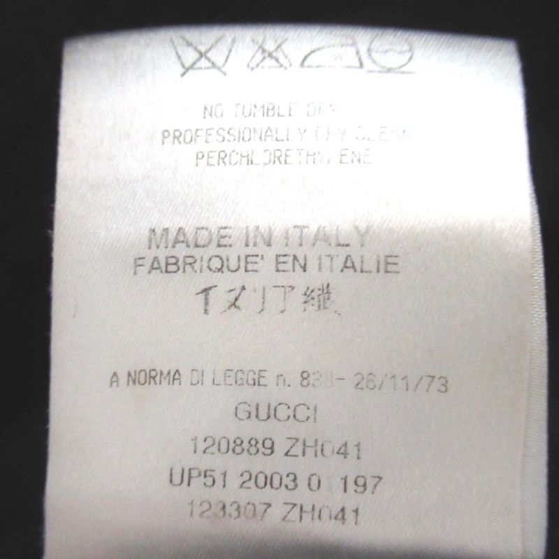 Gucci Tom Ford Period Belted Flared Slacks Pants 121956 Size 40 Black Women's