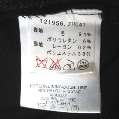 Gucci Tom Ford Period Belted Flared Slacks Pants 121956 Size 40 Black Women's