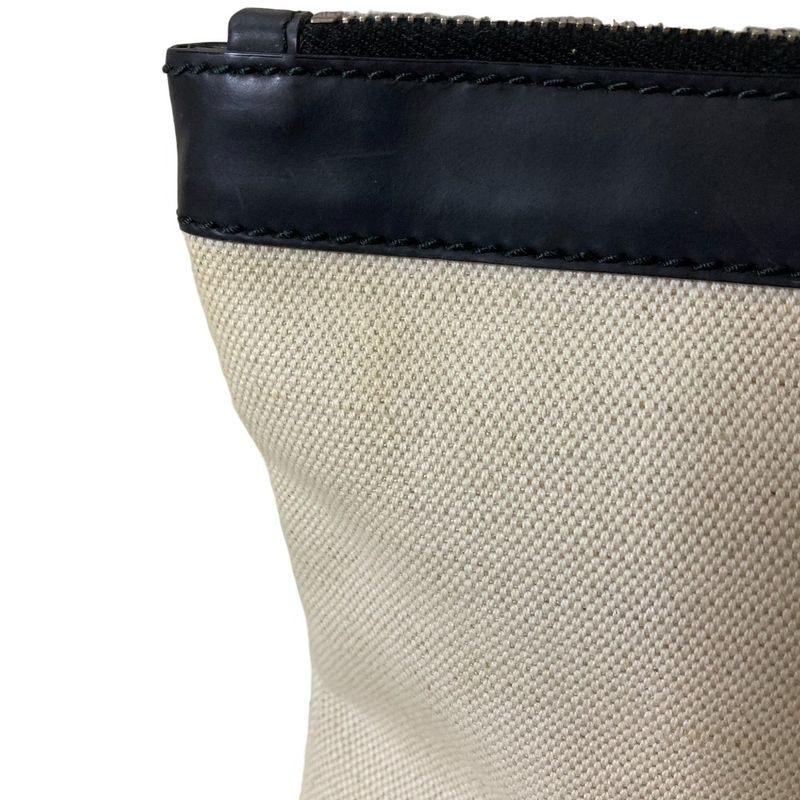 Good Balenciaga Clutch Bag Black and Natural Men Women Used