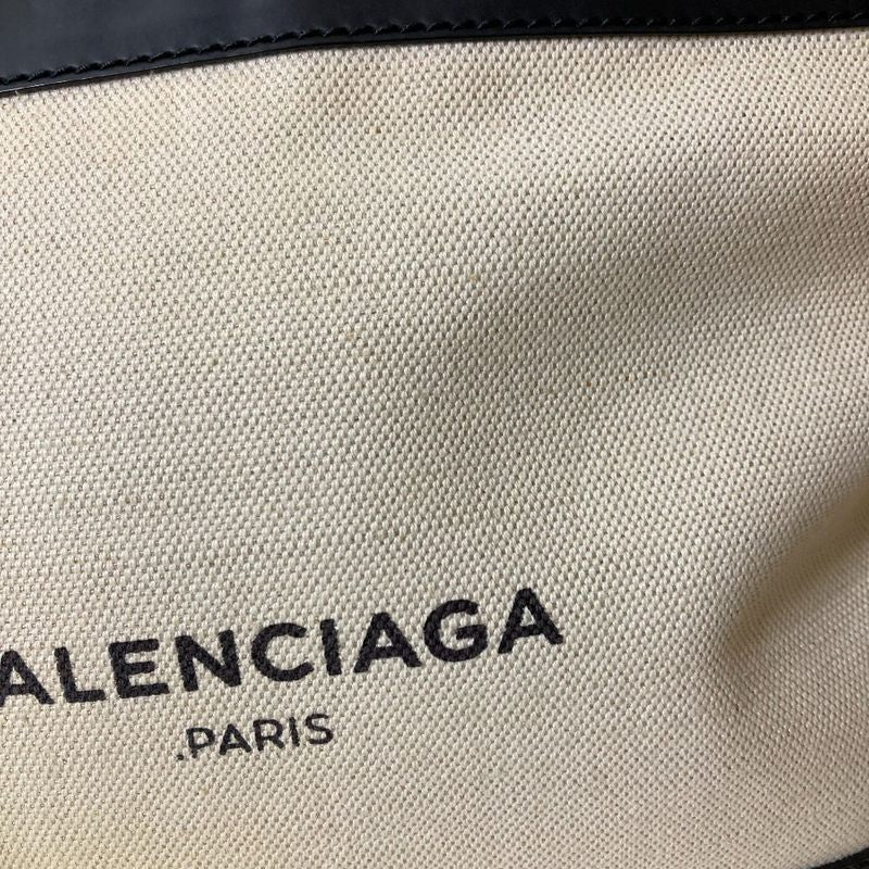 Good Balenciaga Clutch Bag Black and Natural Men Women Used