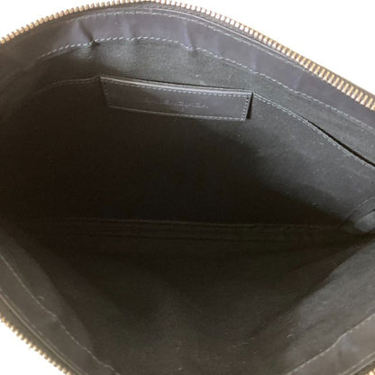 Good Balenciaga Clutch Bag Black and Natural Men Women Used