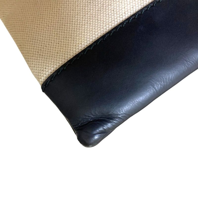 Good Balenciaga Clutch Bag Black and Natural Men Women Used