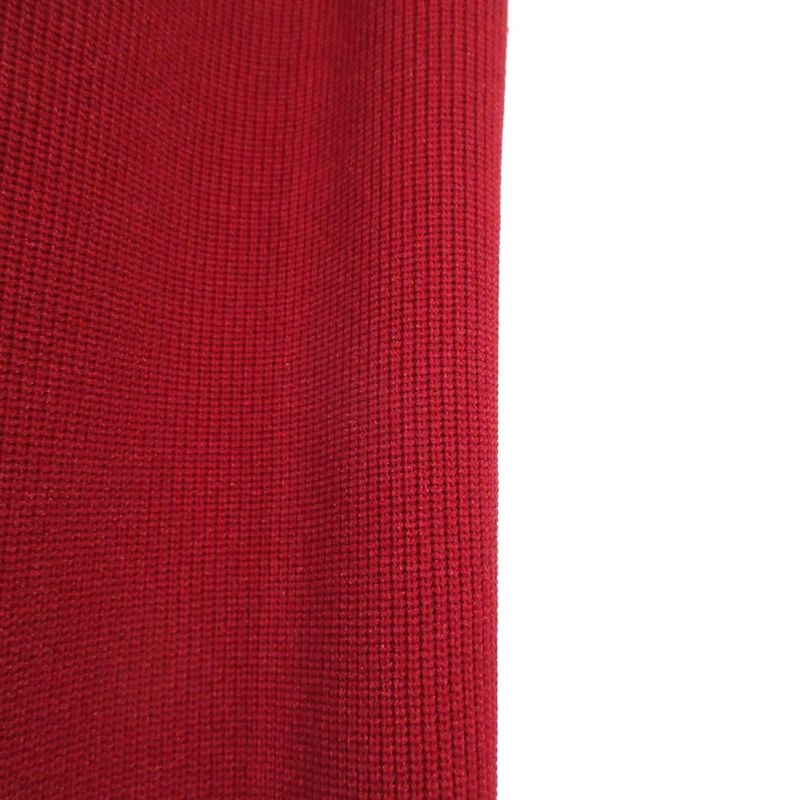 Prada Hem Zip Knit Pants Size 46 Red Women's Used