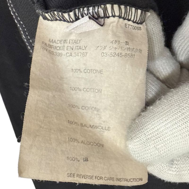 Good Prada Sport Short Length Cardigan Size S Charcoal Gray Women Used