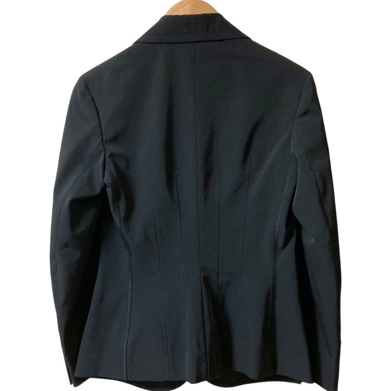 Prada Snap Button Tailored Jacket Size 38 Black Ladies Used