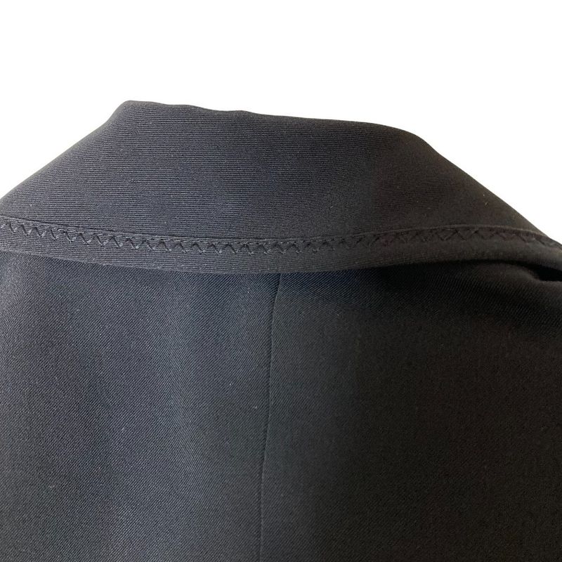 Prada Snap Button Tailored Jacket Size 38 Black Ladies Used