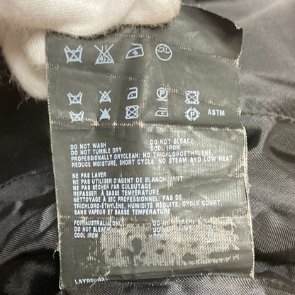 Prada Snap Button Tailored Jacket Size 38 Black Ladies Used