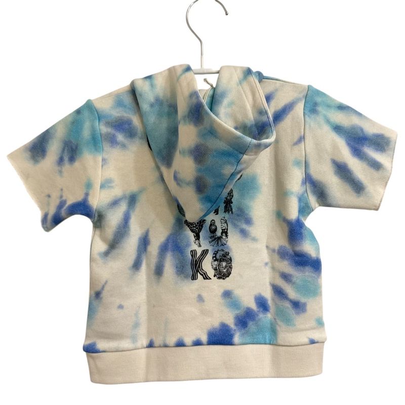 Unused Gucci Yuko Higuchi Tie-Dye Pattern Short Sleeve Hoodie Pullover Hoodie