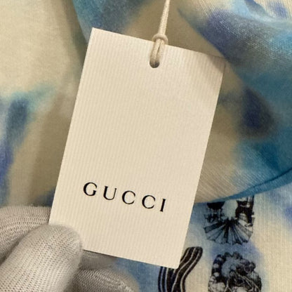 Unused Gucci Yuko Higuchi Tie-Dye Pattern Short Sleeve Hoodie Pullover Hoodie