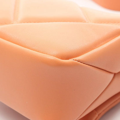 Bvlgari Bvlgari Handbag Serpenti Cabochon Coral Orange Leather Serpenti